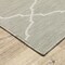 Homeroots 7 x 9 ft. Gray & Ivory Trellis Indoor & Outdoor Area Rug 389550 - alternate 7
